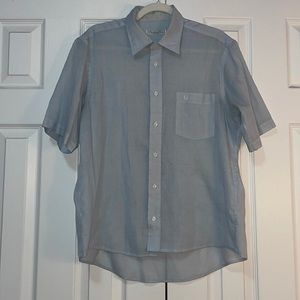 Vintage light blue Christian Dior button down